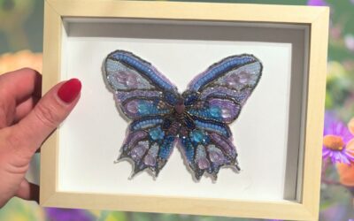 Inspiration for… Bead embroidery butterfly